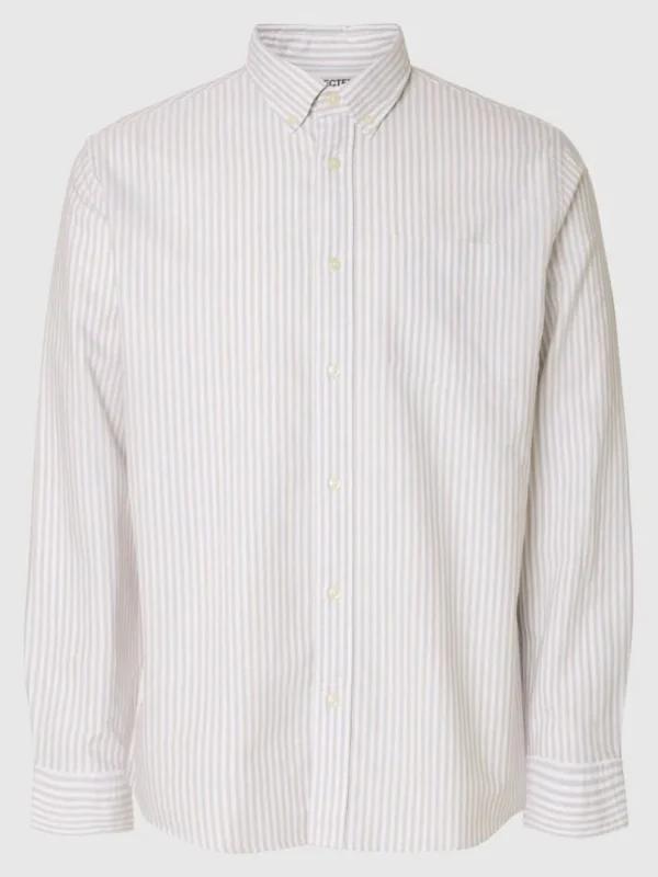 Skjorter>SELECTED OXFORD SKJORTE White
