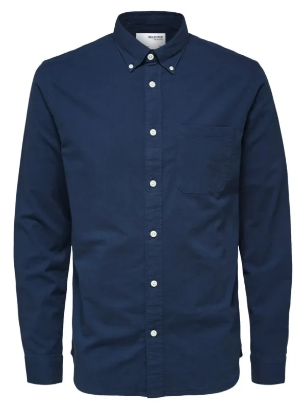 Skjorter>SELECTED OXFORD SKJORTE Blue