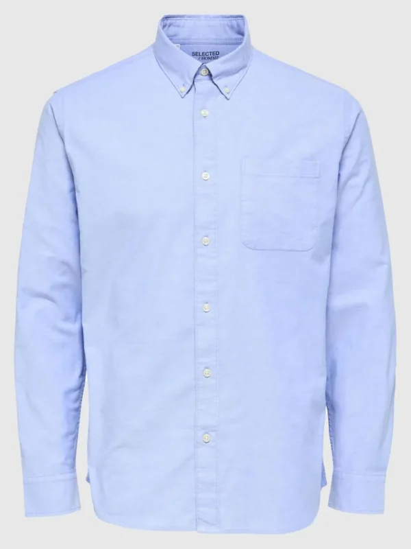 Skjorter>SELECTED OXFORD SKJORTE Blue