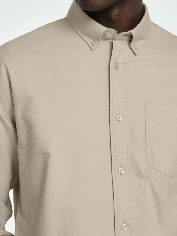 Skjorter>SELECTED OXFORD SKJORTE Beige