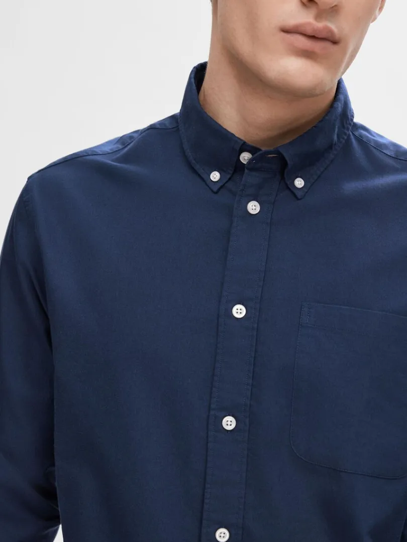 oxford_skjorte_5-6.webp Skjorter>SELECTED OXFORD SKJORTE Blue