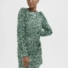 Kjoler>SELECTED PAILLETTER KORT KJOLE Green