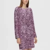 Kjoler>SELECTED PAILLETTER KORT KJOLE Pink