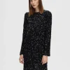 Kjoler>SELECTED PAILLETTER KORT KJOLE Black