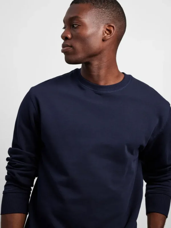 Hættetrøjer & Sweatshirts>SELECTED 2-PAK BOMULD SWEATSHIRT Blue