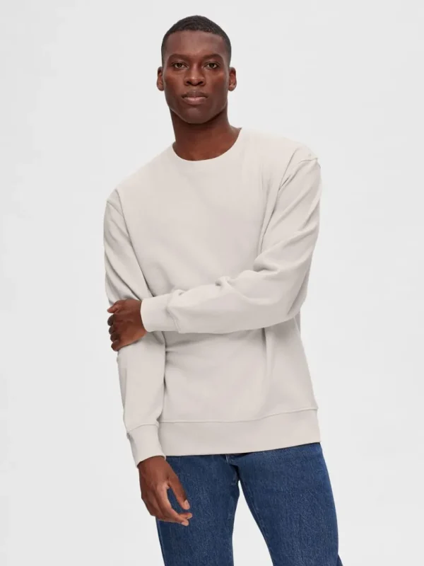 Hættetrøjer & Sweatshirts>SELECTED 2-PAK BOMULD SWEATSHIRT Blue