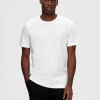 T-shirts>SELECTED 3-PAK BOMULD T-SHIRT White