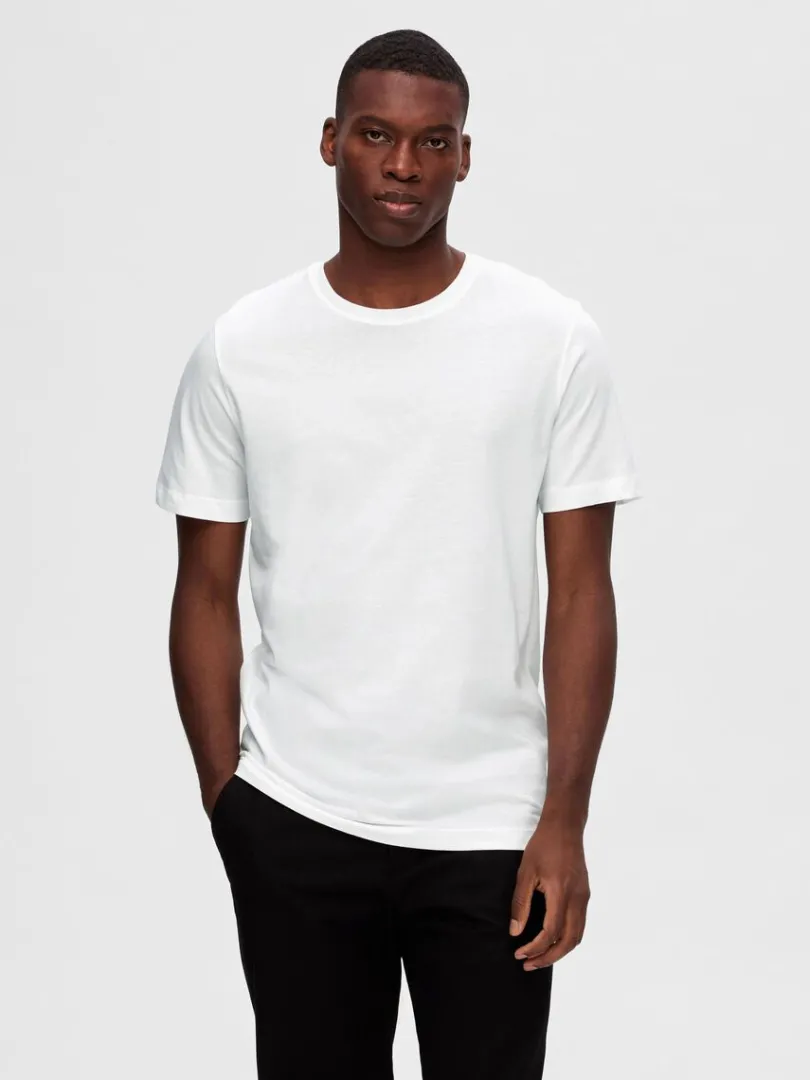 pak_bomuld_tshirt_0.webp T-shirts>SELECTED 3-PAK BOMULD T-SHIRT White