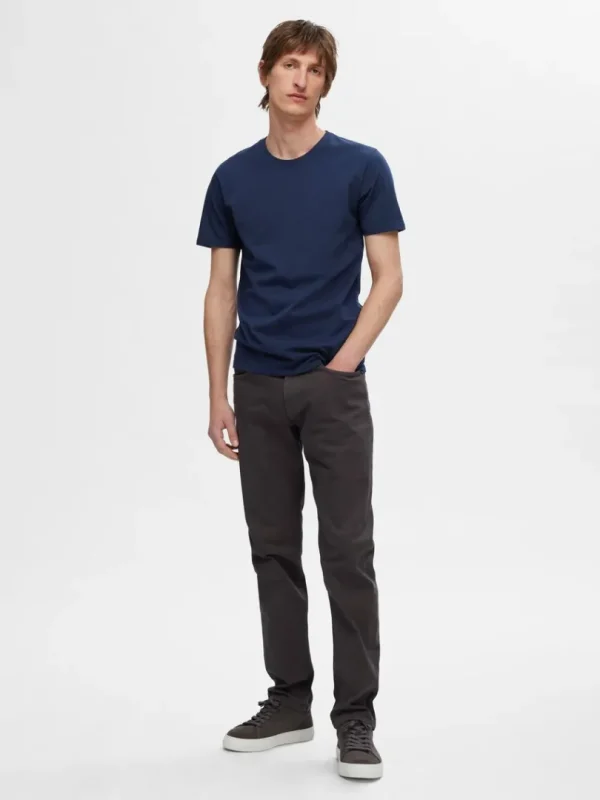 T-shirts>SELECTED 3-PAK BOMULD T-SHIRT Black