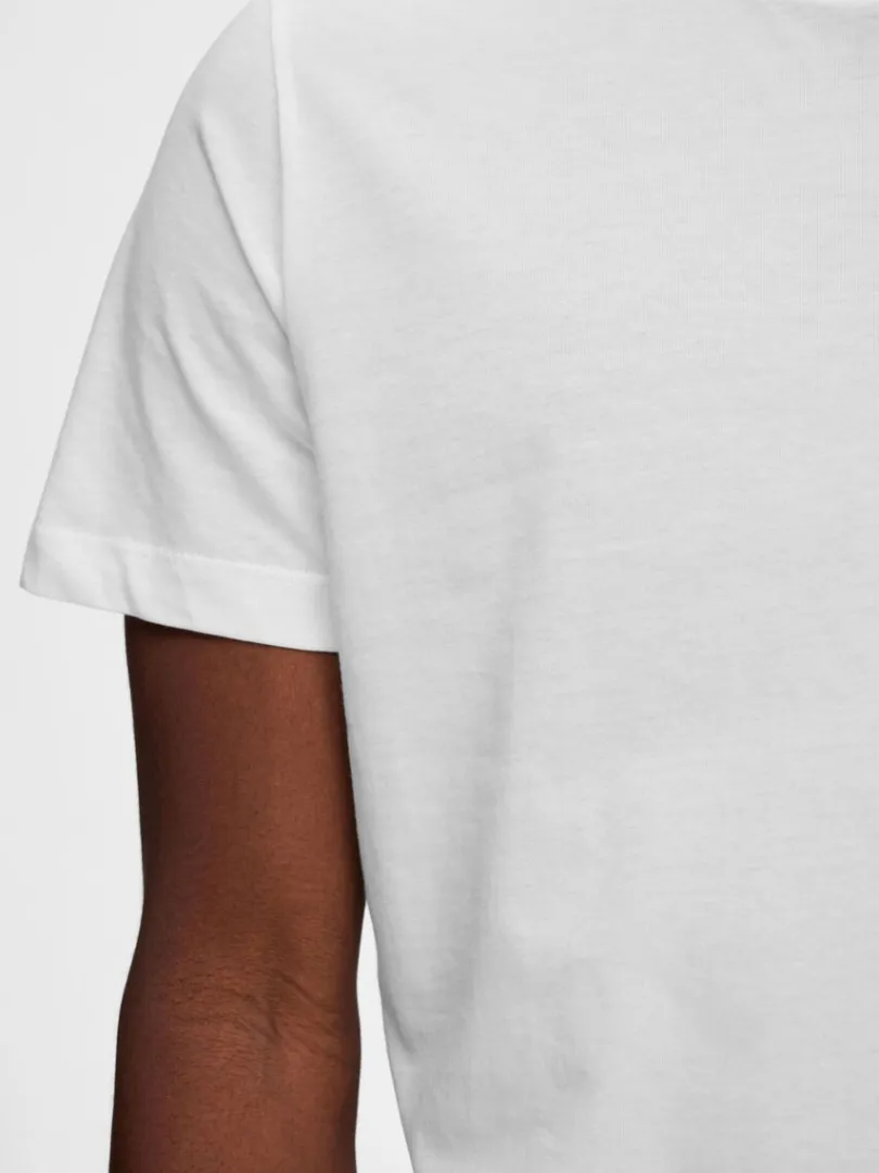 pak_bomuld_tshirt_3-5.webp T-shirts>SELECTED 3-PAK BOMULD T-SHIRT Black