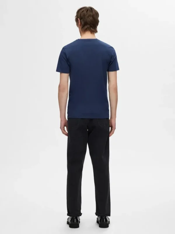 T-shirts>SELECTED 3-PAK BOMULD T-SHIRT Blue