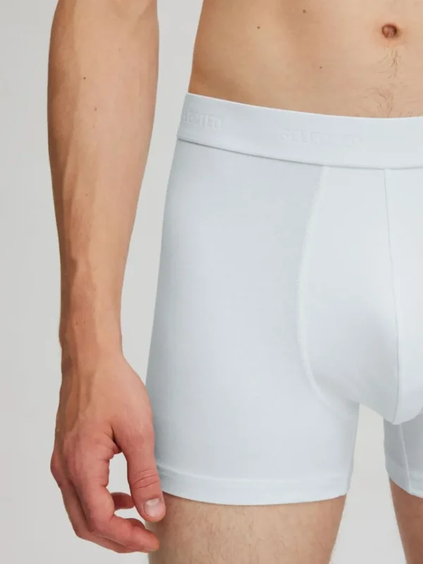 Undertøj>SELECTED 5-PAK BOXERSHORTS White