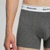 Undertøj>SELECTED 5-PAK BOXERSHORTS Grey