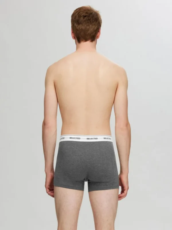 Undertøj>SELECTED 3-PAK BOXERSHORTS Grey