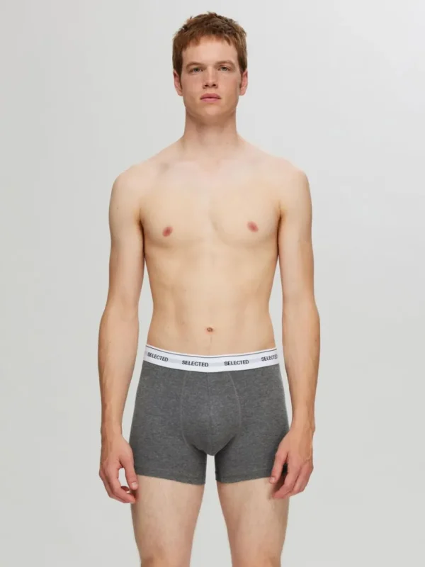 Undertøj>SELECTED 3-PAK BOXERSHORTS White