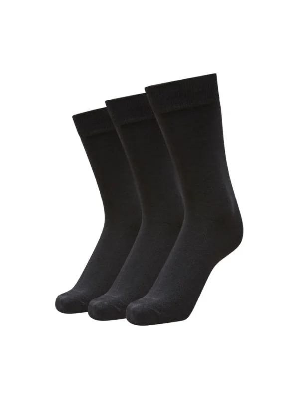 Strømper>SELECTED 3-PAK STRØMPER Black