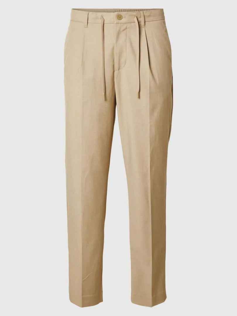 plisseret_bukser_4-5.webp Bukser>SELECTED PLISSERET BUKSER Beige