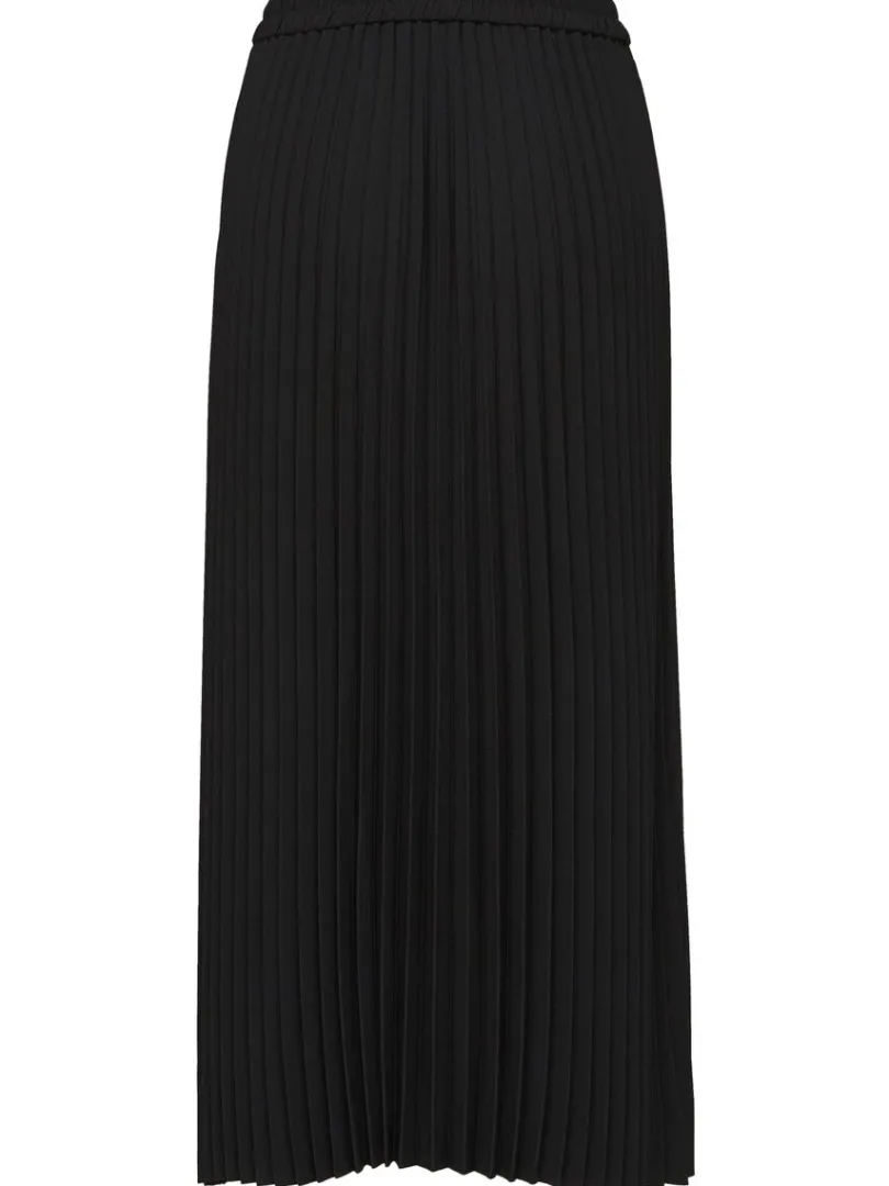 plisseret_midinederdel_0.webp Nederdele>SELECTED PLISSERET MIDINEDERDEL Black