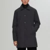 Overtøj>SELECTED POLSTRET 2-I-1 FRAKKE Black