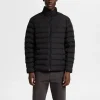 Overtøj>SELECTED POLSTRET QUILTET JAKKE Black
