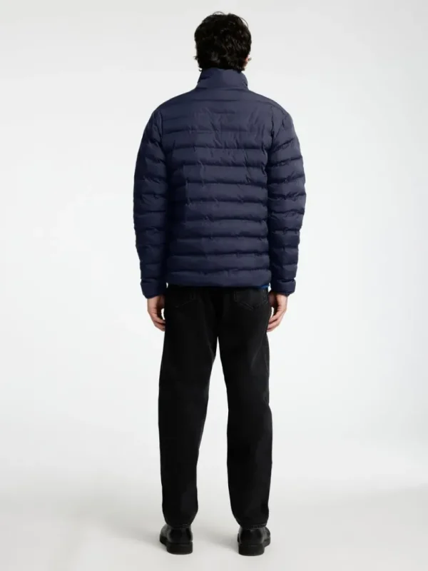 Overtøj>SELECTED POLSTRET QUILTET JAKKE Blue
