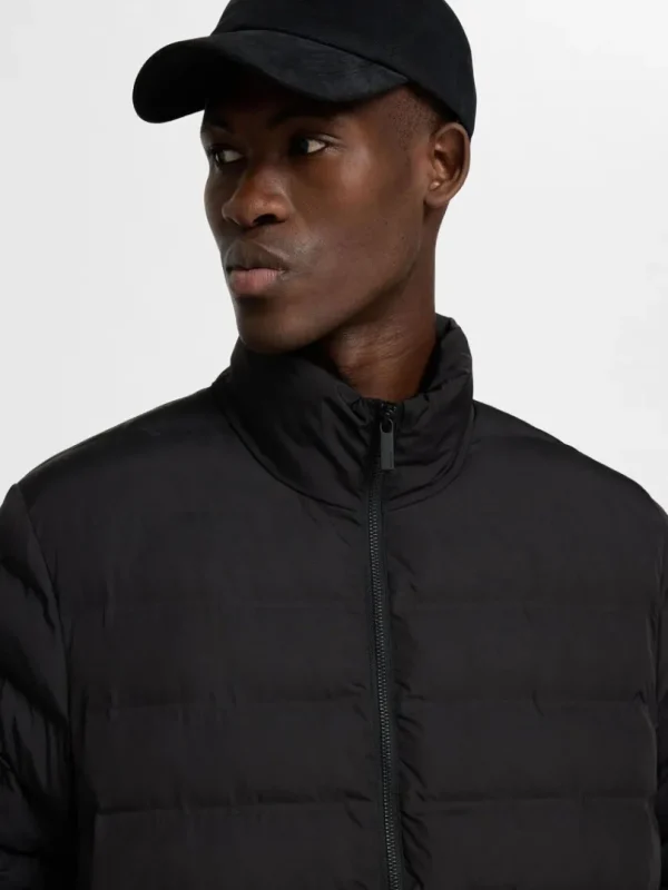 Overtøj>SELECTED POLSTRET QUILTET JAKKE Black