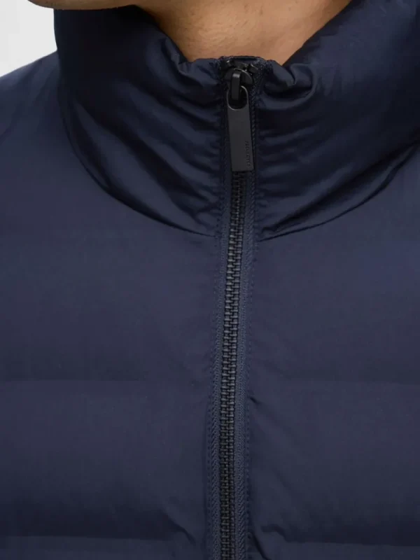 Overtøj>SELECTED POLSTRET QUILTET VEST Blue