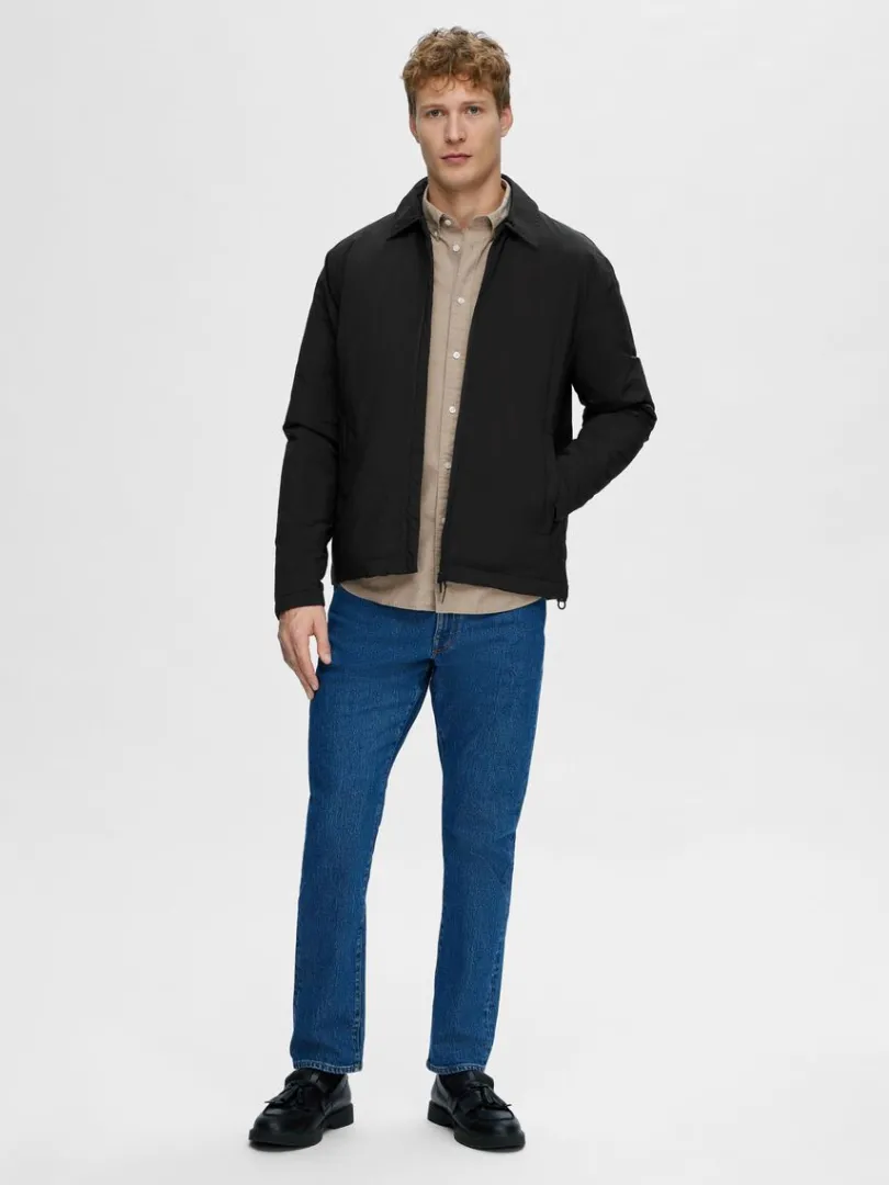 polstret_shacket_2-1.webp Overtøj>SELECTED POLSTRET SHACKET Black