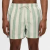 Shorts>SELECTED PRINTEDE BADESHORTS Green