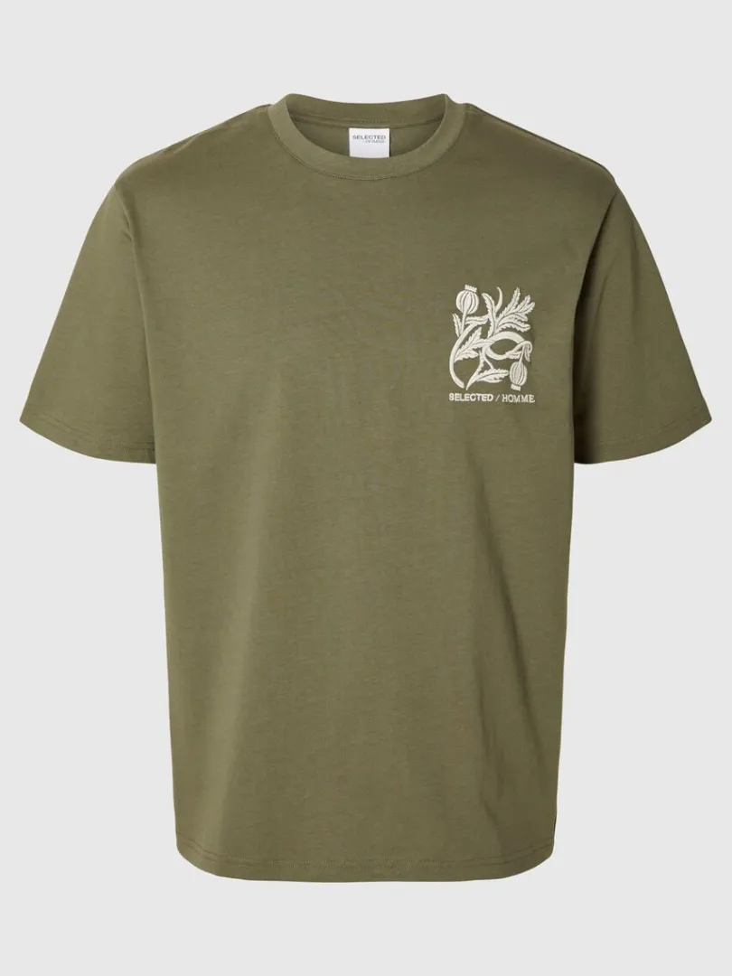 printet_bomuld_tshirt_5-1.webp T-shirts>SELECTED PRINTET BOMULD T-SHIRT Green