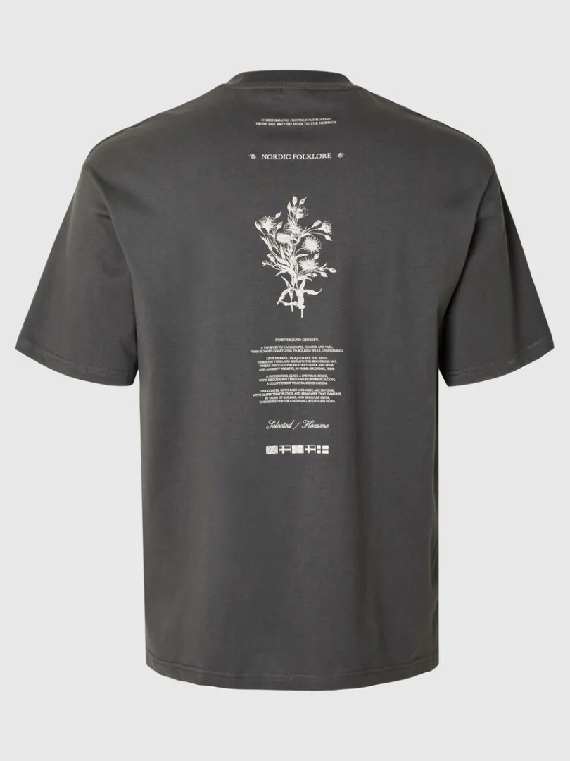 printet_bomuld_tshirt_6.webp T-shirts>SELECTED PRINTET BOMULD T-SHIRT Grey