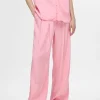 Bukser>SELECTED PRINTET BREDE BUKSER Pink