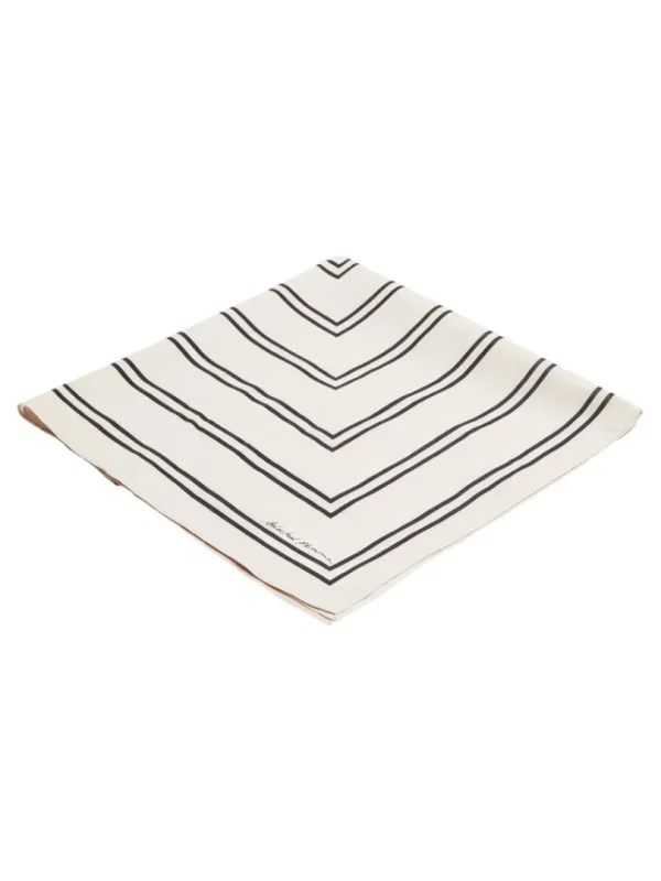 Accessories>SELECTED PRINTET HALSTØRKLÆDE Beige