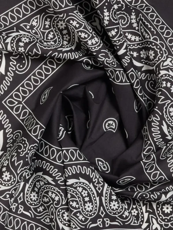 Accessories>SELECTED PRINTET HALSTØRKLÆDE Black