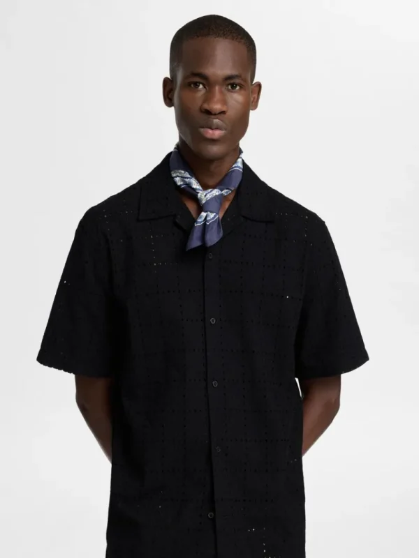 Accessories>SELECTED PRINTET HALSTØRKLÆDE Blue