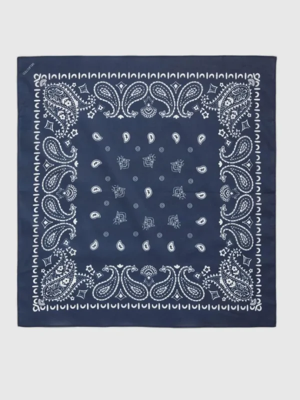 Accessories>SELECTED PRINTET HALSTØRKLÆDE Blue