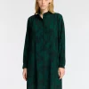 Kjoler>SELECTED PRINTET KORT KJOLE Green
