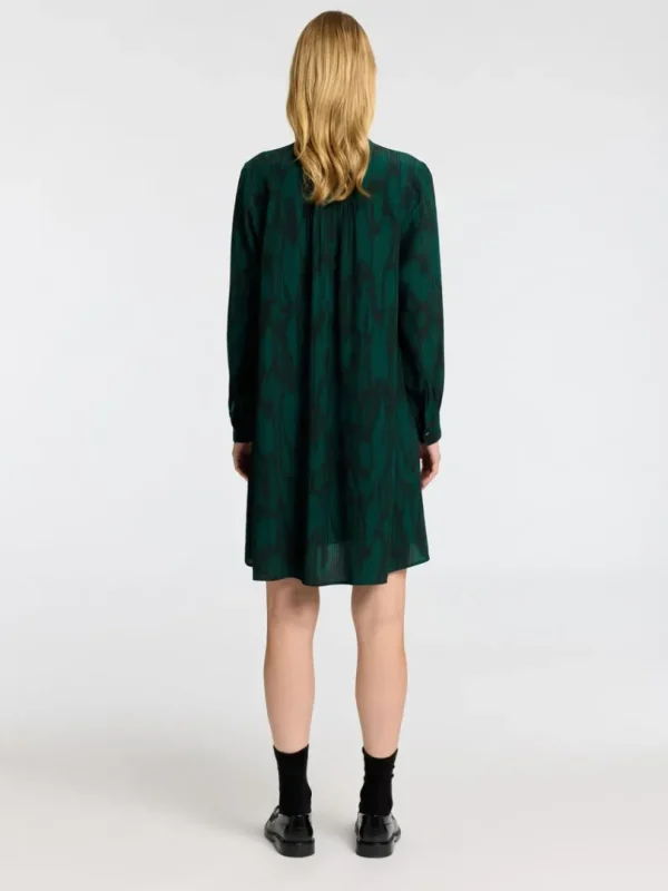 Kjoler>SELECTED PRINTET KORT KJOLE Green