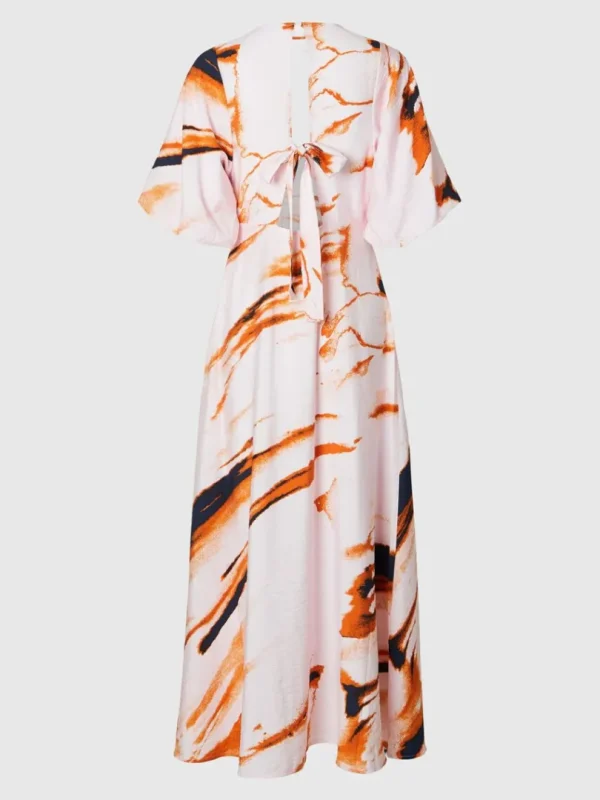 Kjoler>SELECTED PRINTET MAXIKJOLE Pink