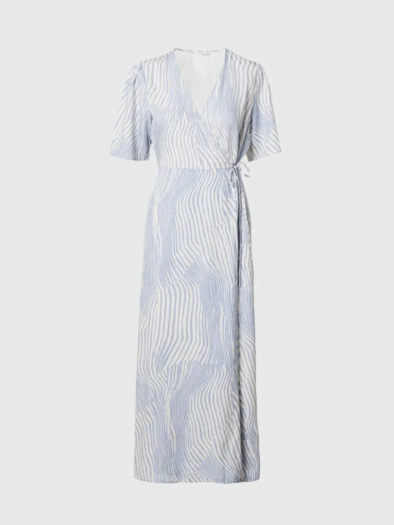 printet_sl_om_kjole_5.webp Kjoler>SELECTED PRINTET SLÅ OM KJOLE Blue