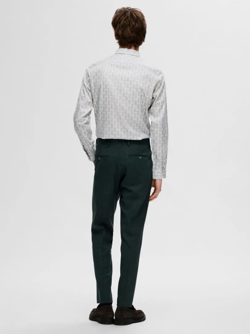 printet_slim_fit_skjorte_1.webp Skjorter>SELECTED PRINTET SLIM FIT SKJORTE Coloured