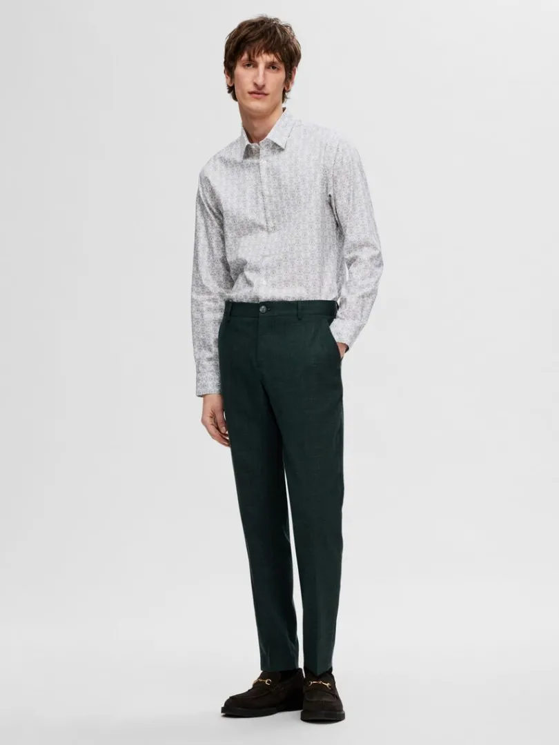 printet_slim_fit_skjorte_2.webp Skjorter>SELECTED PRINTET SLIM FIT SKJORTE Coloured