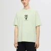 T-shirts>SELECTED PRINTET T-SHIRT Green