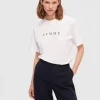 T-shirts>SELECTED PRINTET T-SHIRT White