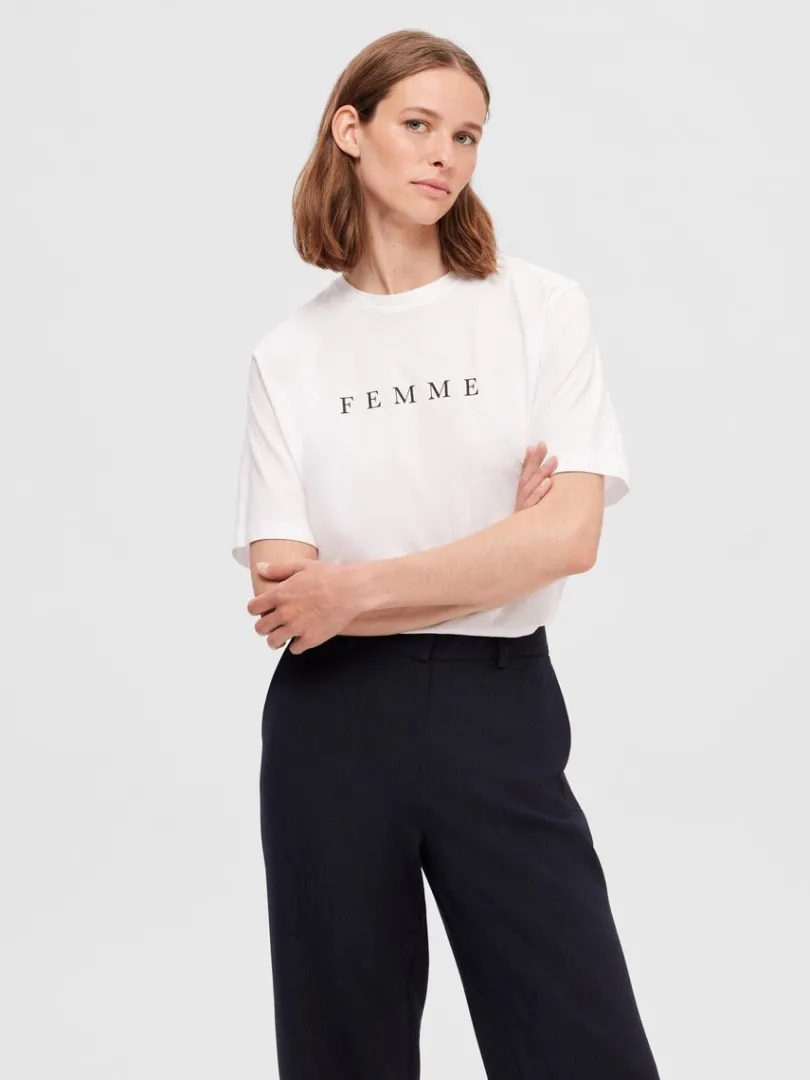 printet_tshirt_2.webp T-shirts>SELECTED PRINTET T-SHIRT White