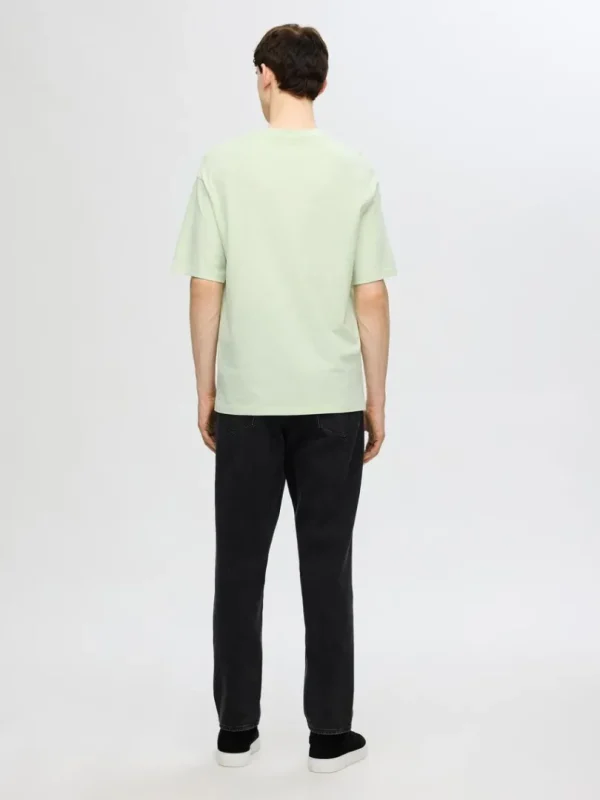 T-shirts>SELECTED PRINTET T-SHIRT Green