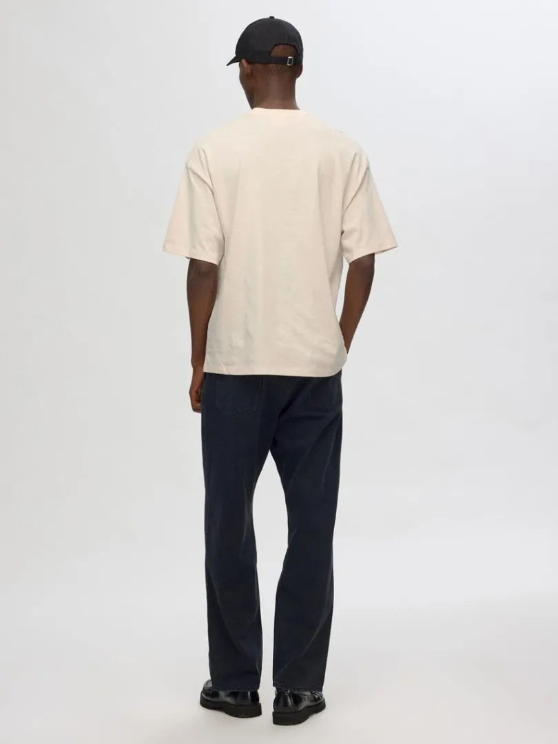 printet_tshirt_4-3.webp T-shirts>SELECTED PRINTET T-SHIRT Beige