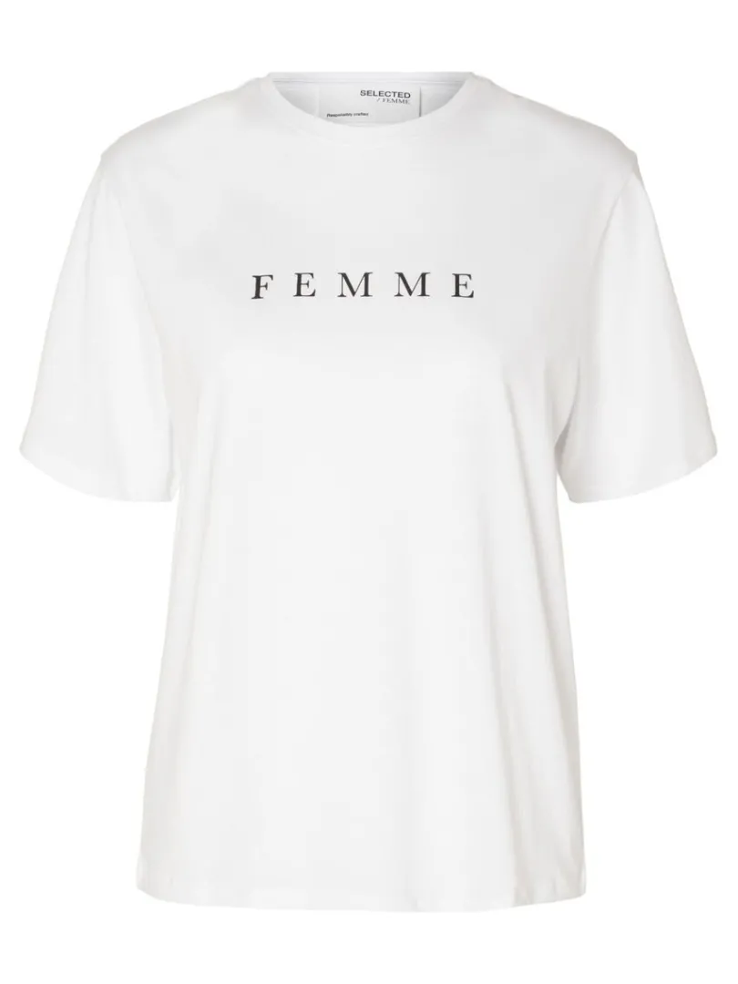 printet_tshirt_5.webp T-shirts>SELECTED PRINTET T-SHIRT White