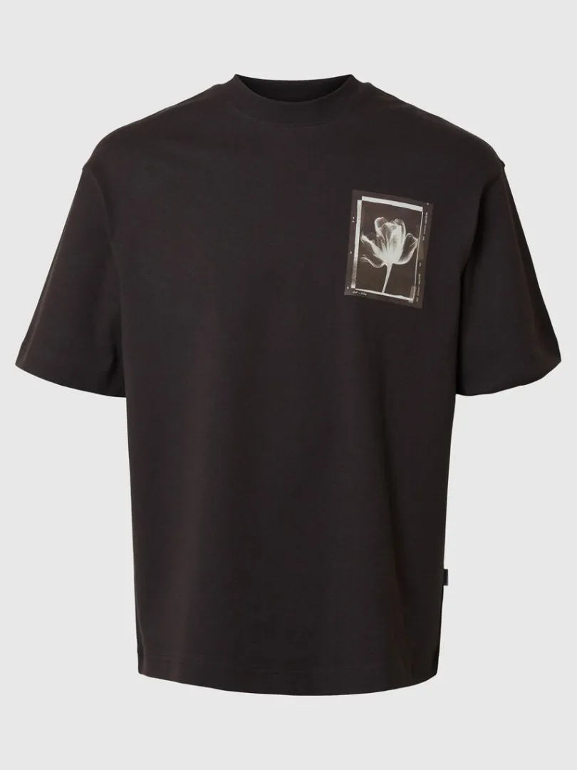 printet_tshirt_med_rund_h_5.webp T-shirts>SELECTED PRINTET T-SHIRT MED RUND HALS Brown