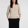 Toppe Og Bluser>SELECTED PUFÆRME SWEATSHIRT Beige